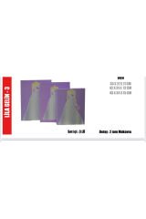 Gelin Bohça Seti? Büyük Ebat 3 Lü Xxl Boyutları A-12*26*34 Cm B-13*31*41 Cm C-15*33*43. Cm Dir