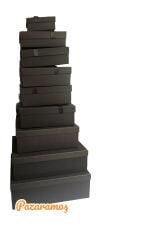 hediye kutusu damat söz bohçası 9lu siyah set tek siparişte xxl ebattan saat kutusuna kadar ölçüler