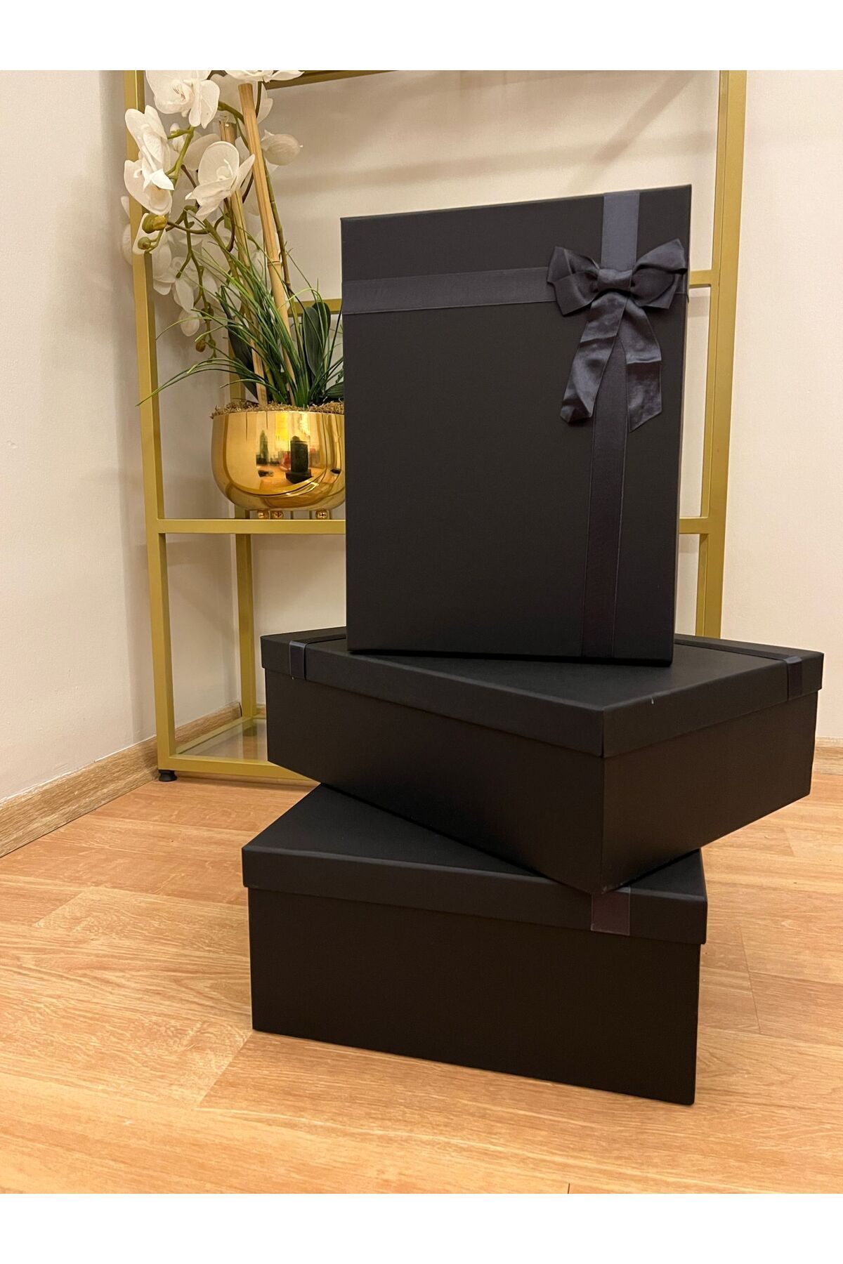 hediye kutusu düğün kına nikah gelin damat söz nişan bohçası 3 lü set +kemer kutusu