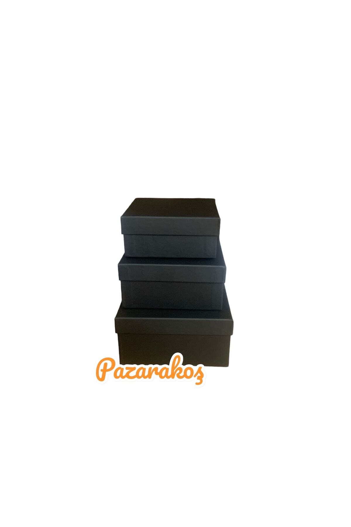 Hediye  kutusu  siyah 3 lü set