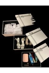 DAMAT BOHÇASI SÖZ BOHÇASI BEYAZ KURDELELİ 5 Lİ BÜYÜK BOY SERT MUKAVVA BOHÇA İÇİN EN İDEAL SET