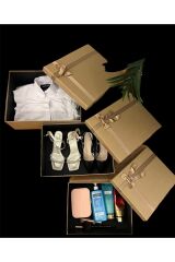 Hediye kutusu  damat bohçası dekoratif xxl büyük kutu seti 3 lü kaft renk