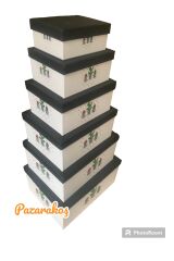 hediye kutusu  hediyelik kutu  dekoratif kutu  6 lı  seti söz bohça  yaşgünü özel kutular