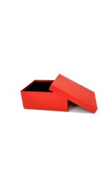 Hediye Kutusu Kurdeleli Büyük Kırmızı Damat Bohçası Söz Bohçası Yükseklik:17 Cm Bou 38 Cm En 30 Cm