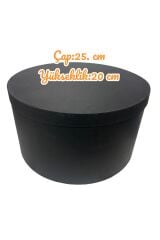 hediye kutusu çiçek kutusu büyük ebat yuvarlak kutu çap: 25 cm  yükseklik:  20 cm