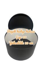 hediye kutusu çiçek kutusu büyük ebat yuvarlak kutu çap: 25 cm  yükseklik:  20 cm