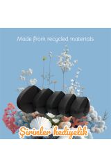 KALPLİ KUTU SİYAH BÜYÜK EBAT 5 Lİ SET HEDİYE KUTUSU DEKORATİF KUTU