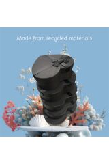 KALPLİ KUTU SİYAH BÜYÜK EBAT 5 Lİ SET HEDİYE KUTUSU DEKORATİF KUTU