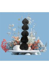 KALPLİ KUTU SİYAH BÜYÜK EBAT 5 Lİ SET HEDİYE KUTUSU DEKORATİF KUTU