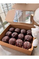 Pencereli Kek Çikolata Pasta Kutusu Graf 350 gram Hediye Boğuça Kutusu Pileksi Kapaklı Adet 25 Tl