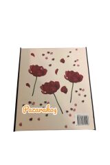 takı kutusu 6 bölmeli  organize hobi kutusu bölmeli çekmece kutusu düzelleme kutusu Kırmızı Beyaz