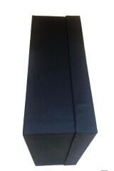 Hediye Kutusu Siyah Kurdeleli Siyah 30 Cm En 30 Cm Boy 12 Cm Yükseklik Söz Damat Bohçası