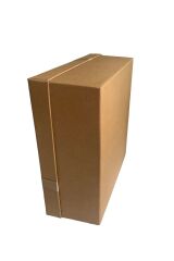 Hediye Kutusu Kurdeleli Kraft 30 Cm En 30 Cm Boy 12 Cm Yükseklik Söz Damat Bohçası