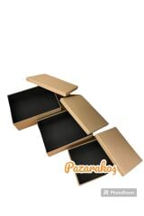 HEDİYE KUTUSU DEKORATİF KUTU HEDİYELİK KUTU KRAFT DAMAT BOHÇA SETİ 3 LÜ