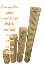 uçurtma çıtası dayanıklı hafif çam 60 cm boy 7*10 mm çap