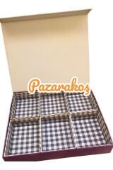 Takı Kutusu 6 Bölmeli Çok Amaçlı Takı Organizeri