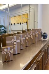 Hediye Kutusu Damat Gelin Söz Bohça Seti kraft Fiyonklu 7 Li Dekoratif Sert Mukavva Kutu