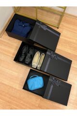 kutusu damat söz  bohçası 9lu siyah set siparişte xxl ebattan  saat kutusuna kadar ölçüler