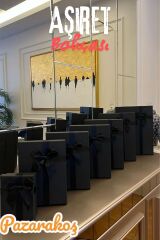 Damat Bohçası 9 Lu siyah Büyük Boy Xxl Beden Hediye Kutusu En Ideal Set Bohça Için